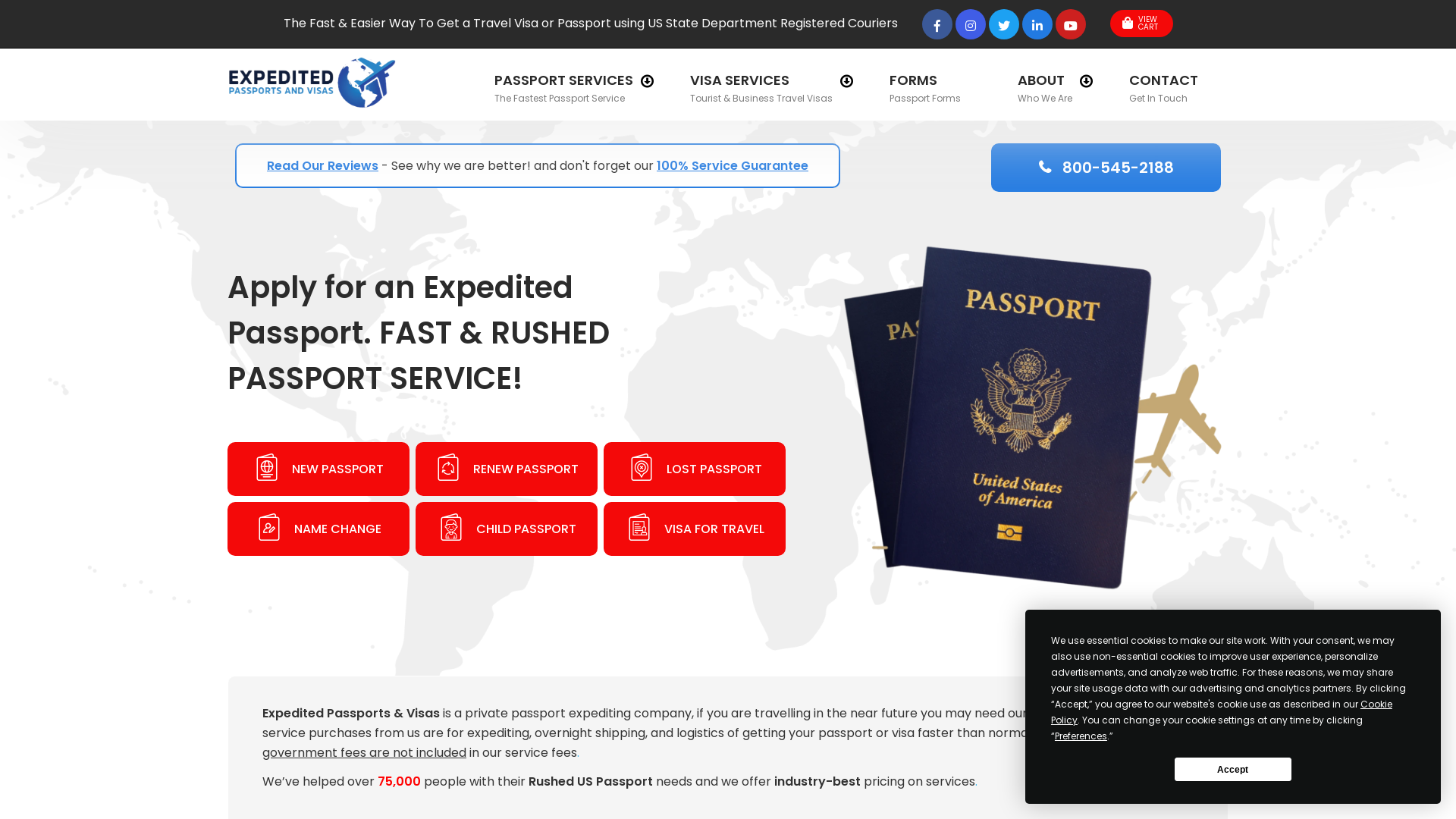 Expedited Passports & Visas